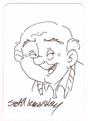 Seth Kearsley Director of Adam Sandler’s Eight Crazy Nights Signed Original Art Drawing Card | SWAU