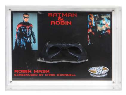 Chris O’Donnell (Robin) "Batman & Robin" Screen Used Mask | Gotta Have Rock and Roll