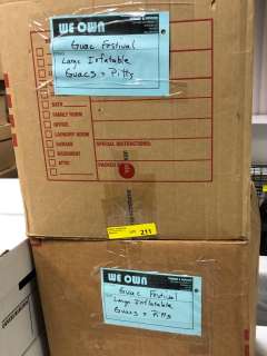 Lot 211 - 2 Boxes of Large Inflatable Avocados from the Guacamole Festival