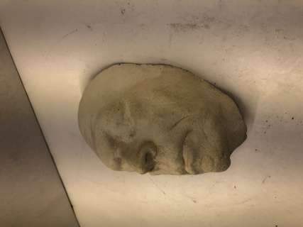 Lot 347 - "James Cobun" Plaster face mask