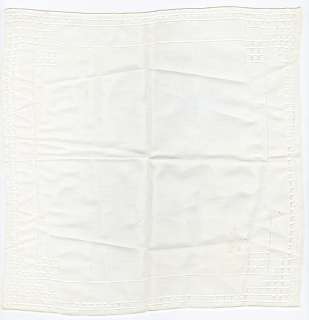 Lot 1043 - Marilyn Monroe "Seven Year Itch" Owned & Used White Monogrammed Handkerchief