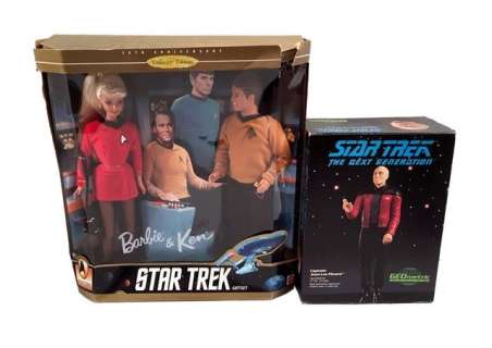 Star Trek Barbie & Ken 30th Anniversary Collector Edition Giftset by Mattel | Premiere Props