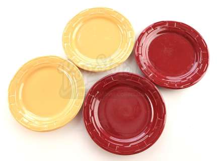 FRIENDS - Lot 80 - Set of Four of Monica Geller‘s Apartment Plates