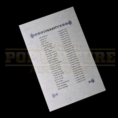 Elf - Santa’s “Naughty List” Page - H4-19 | Icons of Pop Culture