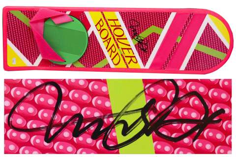 ’’Back to the Future II’’ Hoverboard Signed by Michael J. Fox | Nate Sanders