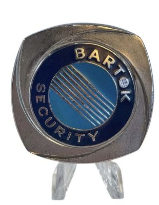 Lot 254 - The Fly II (1989) - Barton Security Hat Badge
