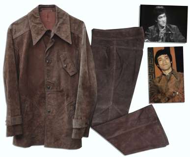 Bruce Lee’s Brown Suede Suit Worn Onscreen for the Famous ’’Lost Interview’’, Lee’s Only English TV Interview | Nate Sanders