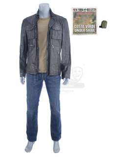 Marvel‘s Jessica Jones (TV Series) - Lot 142 - Will Simpson‘s Costume, Prototype Inhaler, and Newspaper