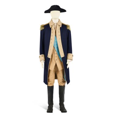 Lot 337 - George Washington’s military costume, worn when Jamie meets George Washington Season 7, Episode 12, ’Carnal Knowledge’ 9 | Bonhams