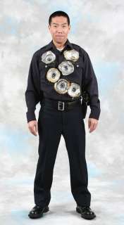 Lot 926 - Robert Patrick SFX bullet hits police shirt - T2