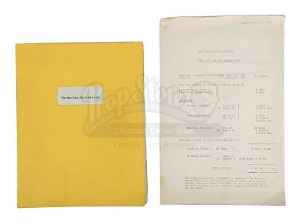 JAMES BOND: THE MAN WITH THE GOLDEN GUN (1974) - Lot 389 - Sir Christopher Lee‘s Personal Annotated First Draft Script