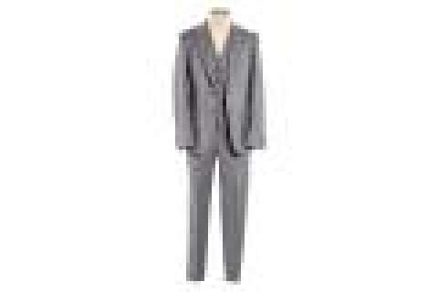 True Blood - Lot 322 - Bill Compton‘s Gray Custom 3-Piece Suit