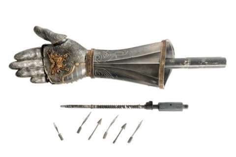 Lot #287 : "Into The Badlands" Nathaniel Moon (Sherman Augustus) Mechanical Hand Prop