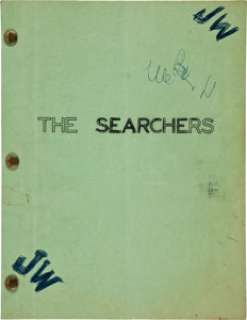 A Working Script from "The Searchers." | Heritage