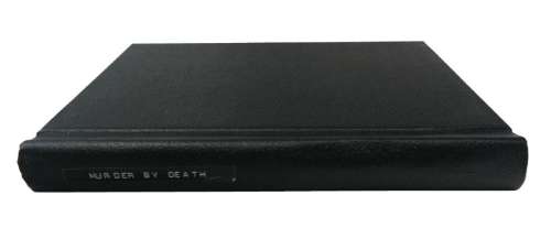 "Murder by Death" First Draft Script. | Van Eaton Galleries