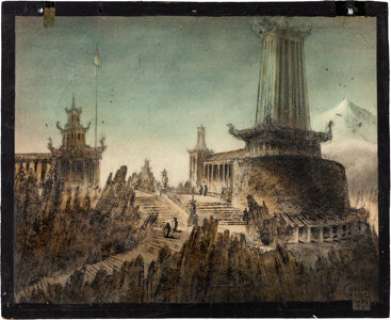 A Group of Original Pre-Production Set Drawings from "Lost Horizon." (Total: 3 Items) | Heritage