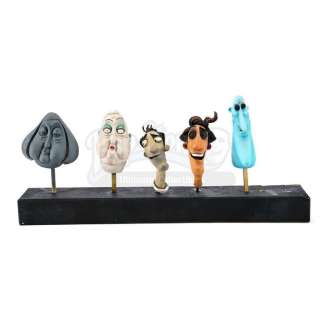 CORALINE (2009) - Lot 57 - Five Character Paint Master Heads