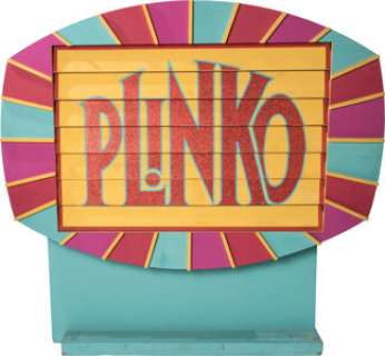 PL!NKO Prize Board from The Price Is Right (CBS TV, 1972-).... | Heritage