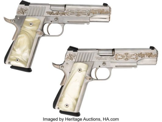 Kick-Ass 2 (Universal, 2013), Christopher Mintz-Plasse "Chris D‘Amico" Hero Pair of Customized Para-Ordnance 1911 Style Semi-Automatic Pistols.