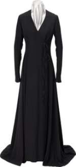 Cersei Lannister (Lena Headey) Black Kimono Ensemble from Game of Thrones (HBO® Original 2011-2019, Season 6).