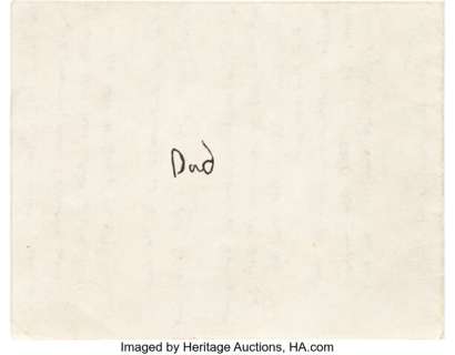 Carl Grimes (Chandler Riggs), Hero Handwritten Death Letters from The Walking Dead (AMC 2010-2022, Season 8). | Heritage