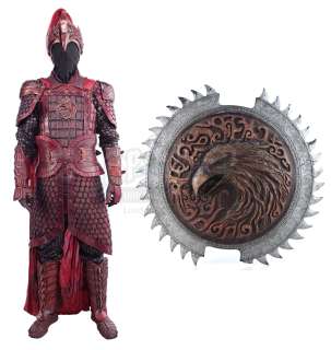 The Great Wall - Lot 39 - Red Eagle Corps Lieutenant Armor with Shield and Sword