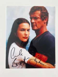 Carole Bouquet As "Melina Havelock" And Roger Moore(+) As "James Bond" Double Signed Photo with B´bc, James Bond 007: For Your Eyes Only | James Bond 007: For Your Eyes Only, Carole Bouquet as "Melina Havelock" and Roger Moore(+) as "James Bond" double signed photo with b´bc | Catawiki