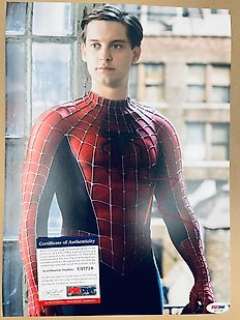 Spider-Man | Spider-Man - Signed by Tobey Maguire (Peter Parker) - with PSA/DNA Certificate - Autograph, photo - No reserve! | Catawiki