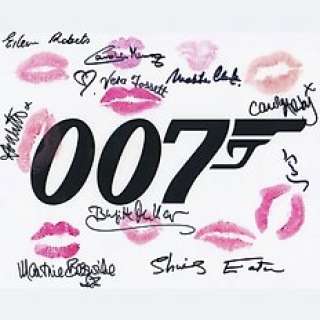 James Bond - Signed and Kissed by 10 Bond Girls! | Catawiki