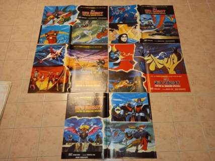 GRENDIZER VS GREAT MAZINGER Z VS GETTER ROBOT GOLDORAK 5 italy poster animation | Catawiki