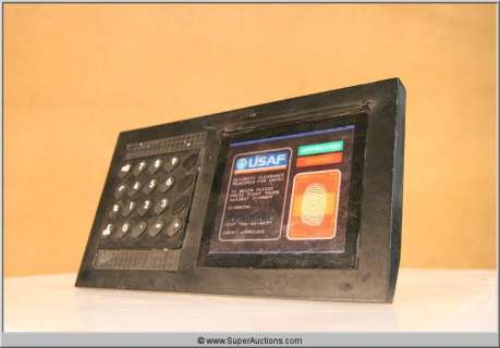 "Starship Troopers" 1997 United States Air Force Finger Print Access Panel | Super Auctions