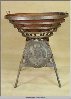 "Scorpion King" 2002 Ancient Egyptian Scorpion Crest on Stand with Fire Dish | Super Auctions
