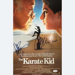 The Karate Kid - Signed by Ralph Macchio (Daniel) and William Zabka (Johnny) | Catawiki
