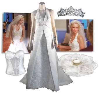 ’’Desperate Housewives’’ Screen-Worn Wedding Dress & Tiara -- Worn by Actress Helena Mattson | Nate Sanders