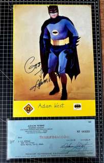 Batman - Classic TV - Lot of 2 - Signed by Adam West (Batman) | Catawiki