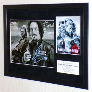 Sons of Anarchy - Ryan Hurst & Kim Coates (Opie & Tig) Premium Framed, DOUBLE signed, COA