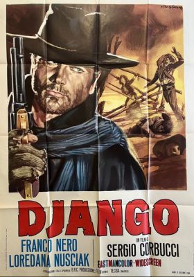 Rodolfo Gasparri - Django 1966 100 × 140 cm - Sergio Corbucci | Catawiki