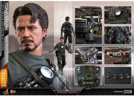 Iron Man - Hot Toys - - Movie prop Hot Toys Iron man - Tony Stark Mech Test 1/6 | Catawiki