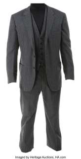 Adam West "Bruce Wayne" pinstripe suit from Batman....