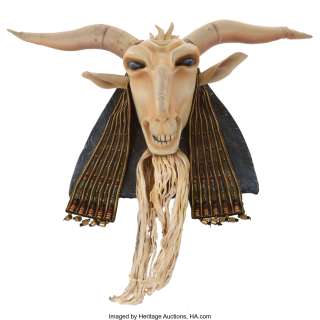 Christopher Plummer "Goat Deity" mask from Dragnet....