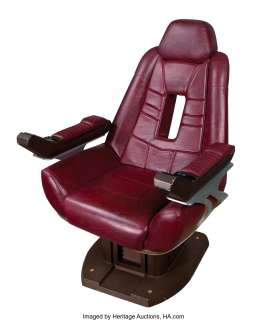 Patrick Stewart "Capt. Picard" Enterprise-E Bridge Command Chair with both Ops and Conn Consoles from Star Trek: First Contac...
