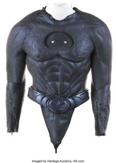 "Batman" (2) batsuit torsos with (8) accessories from Batman and Robin.... | Profiles in History