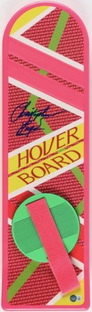 Back to the Future, Christopher LLoyd - Signed - DeLorean 1:1 Scale Hoverboard - Official Replica Prop - Beckett COA - - Movie prop | Catawiki