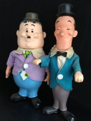 Larry Harmon Pictures Corporation / R Dakin & co - Doll Laurel & Hardy vintage dolls ca 1968 - 1960-1970 - Hong Kong | Catawiki