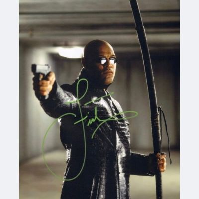 The Matrix - Signed by Laurence Fishburne (Morpheus) | Catawiki