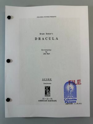 Bram Stoker‘s Dracula - Storyboards and Film Production Designs - Columbia Pictures