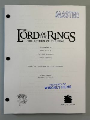 The Lord of the Rings: The Return of the King (2003) - Final Draft Script - Wingnut Films | Catawiki