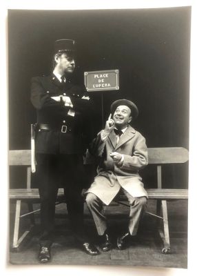 Colette Masson - Fernand Raynaud – « Allo tonton pourquoi tu tousses ? » - photo de presse originale – 1956 | Catawiki