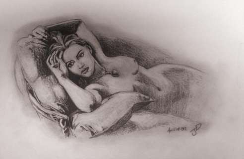 Lot 290 - TITANIC - Kate Winslet as Rose Drawing