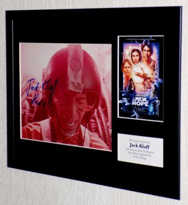 Star Wars Episode IV: A New Hope - Jack Klaff (Red Four / John D. Branon) Framed, signed + Certificate of Authenticity | Catawiki